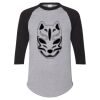 Unisex Three-Quarter Raglan Sleeve Baseball Jersey T-Shirt Thumbnail