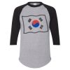 Unisex Three-Quarter Raglan Sleeve Baseball Jersey T-Shirt Thumbnail