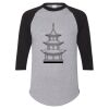 Unisex Three-Quarter Raglan Sleeve Baseball Jersey T-Shirt Thumbnail