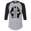 Unisex Three-Quarter Raglan Sleeve Baseball Jersey T-Shirt Thumbnail