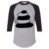Unisex Three-Quarter Raglan Sleeve Baseball Jersey T-Shirt Thumbnail
