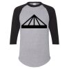 Unisex Three-Quarter Raglan Sleeve Baseball Jersey T-Shirt Thumbnail