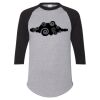 Unisex Three-Quarter Raglan Sleeve Baseball Jersey T-Shirt Thumbnail