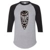 Unisex Three-Quarter Raglan Sleeve Baseball Jersey T-Shirt Thumbnail