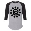 Unisex Three-Quarter Raglan Sleeve Baseball Jersey T-Shirt Thumbnail
