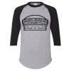 Unisex Three-Quarter Raglan Sleeve Baseball Jersey T-Shirt Thumbnail
