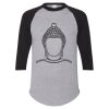 Unisex Three-Quarter Raglan Sleeve Baseball Jersey T-Shirt Thumbnail