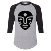Unisex Three-Quarter Raglan Sleeve Baseball Jersey T-Shirt Thumbnail