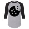 Unisex Three-Quarter Raglan Sleeve Baseball Jersey T-Shirt Thumbnail