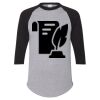 Unisex Three-Quarter Raglan Sleeve Baseball Jersey T-Shirt Thumbnail