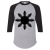 Unisex Three-Quarter Raglan Sleeve Baseball Jersey T-Shirt Thumbnail