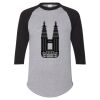 Unisex Three-Quarter Raglan Sleeve Baseball Jersey T-Shirt Thumbnail