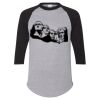 Unisex Three-Quarter Raglan Sleeve Baseball Jersey T-Shirt Thumbnail