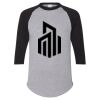 Unisex Three-Quarter Raglan Sleeve Baseball Jersey T-Shirt Thumbnail