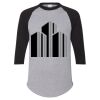 Unisex Three-Quarter Raglan Sleeve Baseball Jersey T-Shirt Thumbnail