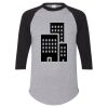 Unisex Three-Quarter Raglan Sleeve Baseball Jersey T-Shirt Thumbnail