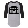 Unisex Three-Quarter Raglan Sleeve Baseball Jersey T-Shirt Thumbnail