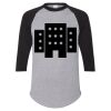 Unisex Three-Quarter Raglan Sleeve Baseball Jersey T-Shirt Thumbnail