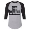 Unisex Three-Quarter Raglan Sleeve Baseball Jersey T-Shirt Thumbnail