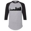 Unisex Three-Quarter Raglan Sleeve Baseball Jersey T-Shirt Thumbnail