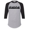 Unisex Three-Quarter Raglan Sleeve Baseball Jersey T-Shirt Thumbnail