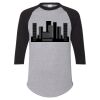 Unisex Three-Quarter Raglan Sleeve Baseball Jersey T-Shirt Thumbnail