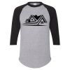 Unisex Three-Quarter Raglan Sleeve Baseball Jersey T-Shirt Thumbnail