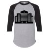 Unisex Three-Quarter Raglan Sleeve Baseball Jersey T-Shirt Thumbnail