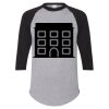 Unisex Three-Quarter Raglan Sleeve Baseball Jersey T-Shirt Thumbnail