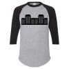 Unisex Three-Quarter Raglan Sleeve Baseball Jersey T-Shirt Thumbnail
