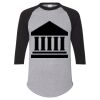 Unisex Three-Quarter Raglan Sleeve Baseball Jersey T-Shirt Thumbnail
