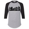 Unisex Three-Quarter Raglan Sleeve Baseball Jersey T-Shirt Thumbnail
