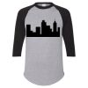 Unisex Three-Quarter Raglan Sleeve Baseball Jersey T-Shirt Thumbnail