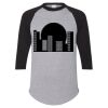Unisex Three-Quarter Raglan Sleeve Baseball Jersey T-Shirt Thumbnail