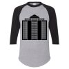 Unisex Three-Quarter Raglan Sleeve Baseball Jersey T-Shirt Thumbnail