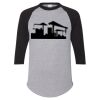 Unisex Three-Quarter Raglan Sleeve Baseball Jersey T-Shirt Thumbnail