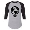 Unisex Three-Quarter Raglan Sleeve Baseball Jersey T-Shirt Thumbnail