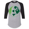 Unisex Three-Quarter Raglan Sleeve Baseball Jersey T-Shirt Thumbnail