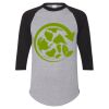 Unisex Three-Quarter Raglan Sleeve Baseball Jersey T-Shirt Thumbnail