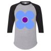 Unisex Three-Quarter Raglan Sleeve Baseball Jersey T-Shirt Thumbnail