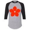 Unisex Three-Quarter Raglan Sleeve Baseball Jersey T-Shirt Thumbnail