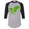 Unisex Three-Quarter Raglan Sleeve Baseball Jersey T-Shirt Thumbnail