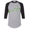 Unisex Three-Quarter Raglan Sleeve Baseball Jersey T-Shirt Thumbnail