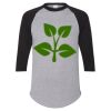Unisex Three-Quarter Raglan Sleeve Baseball Jersey T-Shirt Thumbnail