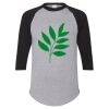 Unisex Three-Quarter Raglan Sleeve Baseball Jersey T-Shirt Thumbnail