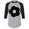 Unisex Three-Quarter Raglan Sleeve Baseball Jersey T-Shirt Thumbnail