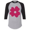 Unisex Three-Quarter Raglan Sleeve Baseball Jersey T-Shirt Thumbnail