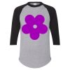 Unisex Three-Quarter Raglan Sleeve Baseball Jersey T-Shirt Thumbnail