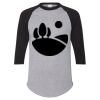 Unisex Three-Quarter Raglan Sleeve Baseball Jersey T-Shirt Thumbnail
