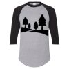 Unisex Three-Quarter Raglan Sleeve Baseball Jersey T-Shirt Thumbnail